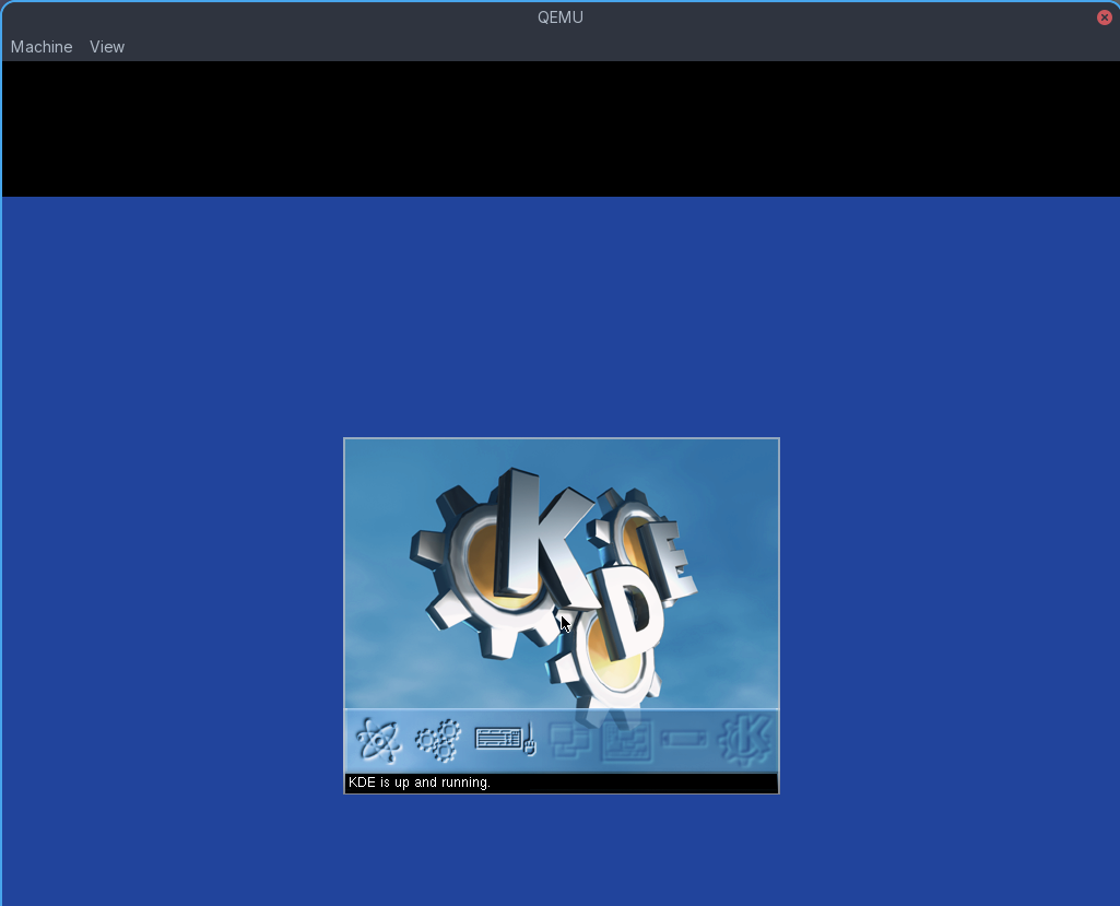 KDE Splash Loading Screen